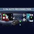 thumbnail image 3 of Adaptateur Voiture Sans Fil Carplay&Android Auto Box 2en1 Filaire vers Dongle Sans Fil Plug&Play Carplay Android Auto AI Box, 1 * Adaptateur Carplay Box 1 * Adaptateur interface, Blanc, 3 of 5