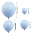 thumbnail image 2 of Decorr Purple Balloons, 5/10/12/18 Inch Assorted Sizes Solid Purple Latex Balloons Set for Birthday Party, Wedding Easter Decorations, Graduation, Anniversary, Arch & Garland Decor （129 PCS）, 2 of 6
