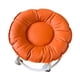 thumbnail image 5 of Taburete giratorio de 360 degree con asiento bajo y ruedas, para tareas domésticas, silencioso, resistente, pequeño naranja, 5 of 9