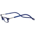 thumbnail image 3 of Clic Reader Eyeglasses Original Frosted Reflex Dk Blue Magnetic Readers Sz+1.50, 3 of 4