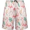thumbnail image 2 of GZHJMY Flamingo Pajama Pants Short for Men, Lounge Pants Lightweight Men Pajama Bottoms with Drawstring Pockets, Christmas New Year Birthday Gifts, XX-Large, 2 of 7