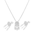 thumbnail image 1 of 1 Set Dream Catcher Necklace Earrings Set Pretty Pendant Earrings Set for Women, 1 of 7