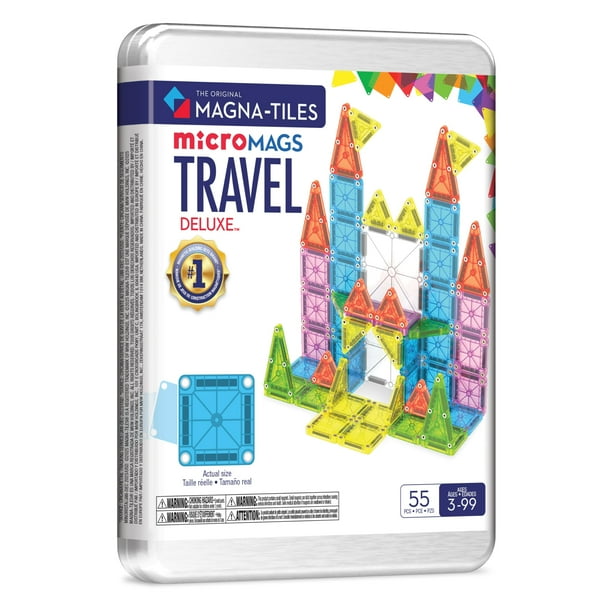 Set de construcción magnética MAGNA-TILES MicroMags 55 piezas