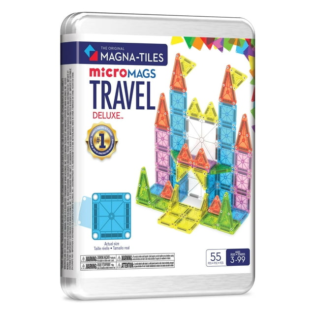 Set de construcción magnética MAGNA-TILES MicroMags 55 piezas