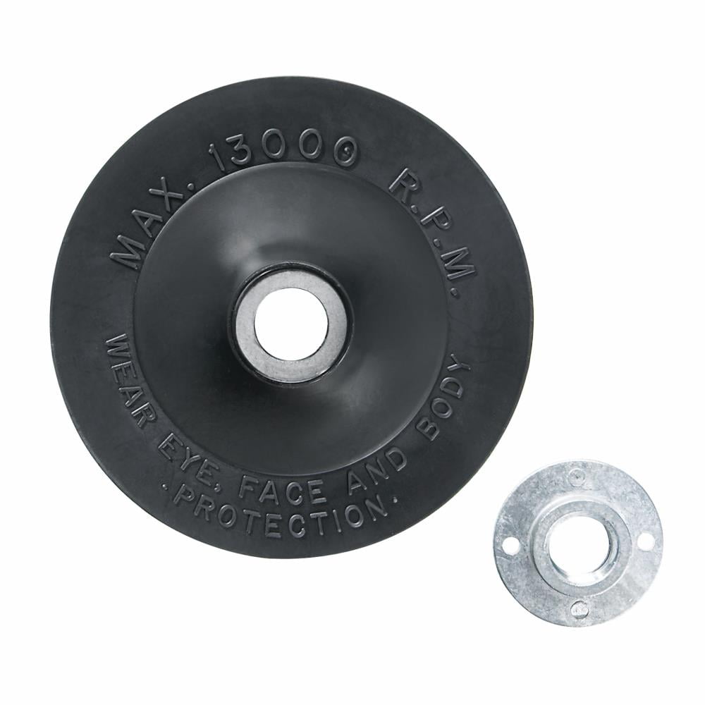 BoschMG0450 41/2 In. Angle Grinder Accessory Rubber Backing Pad with Lock Nut