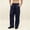 Dark Blue, variant on GSPCLAM Mens Sweatpants Stright Leg Loose Fit Drawstring Elatic Waist Pants Daily Outdoor Walking Casual Sweatpants Dark Blue S