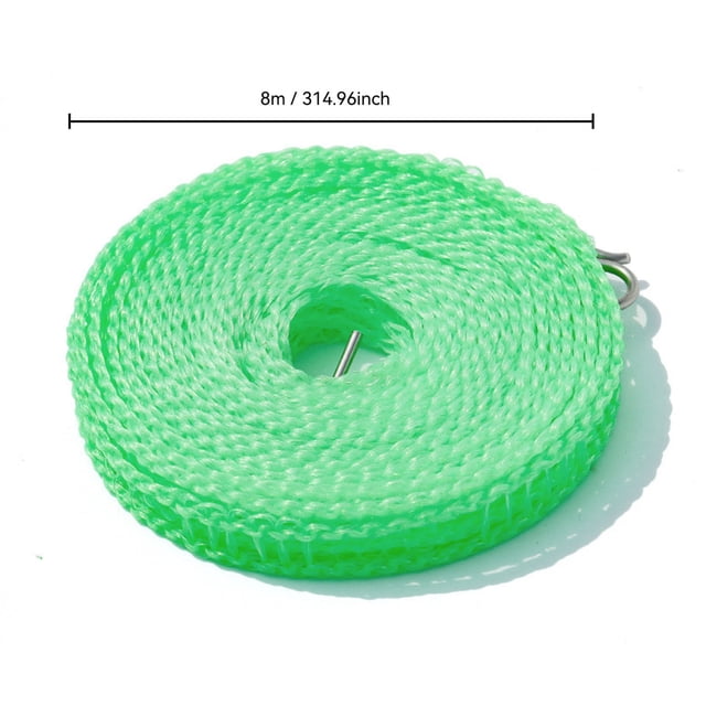 Kieccall Clotheslines 32.8 FT Long Durable Outdoor Indoor Laundry Drying Ropes for Home Laundry Daily Clothing Drying Use Gift