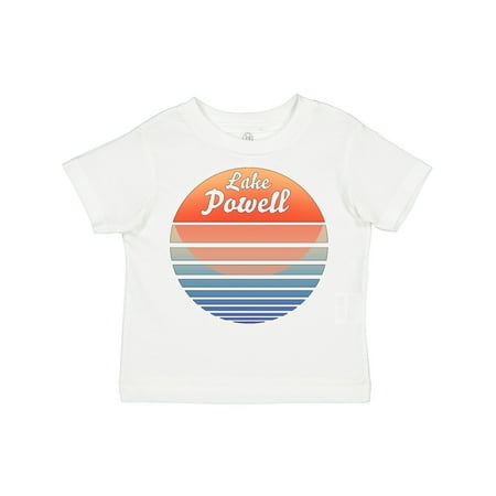 

Inktastic Lake Powell Retro Sunset Gift Toddler Boy or Toddler Girl T-Shirt