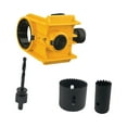 thumbnail image 2 of Kit de instalación de cerradura de puerta, abridor de orificios de cerradura profesional para cerraduras redondas y juegos de cerraduras Amarillo, 2 of 9