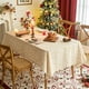 thumbnail image 2 of Nvzi Christmas Rectangle Tablecloths Table Cover for Dining, Parties, Xmas, Holiday, Winter-SIZE G:53*94inch ,White, 2 of 5