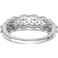 thumbnail image 5 of 14K White Gold Lab Grown Diamond Si1/Si2, G H I, Band (Size 7) Made In India rm9109-063-7wlg, 5 of 5