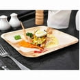 thumbnail image 4 of Sqaure Dinner, Salad Dessert Plate|Bio Mart Areca Palm Leaf Plate|Natural Eco-friendly Heavy Duty Re-usable Compostable Disposable Biodegradable Party, Wedding, BBQ & Catering |Pack of 10, 50 or 100, 4 of 4