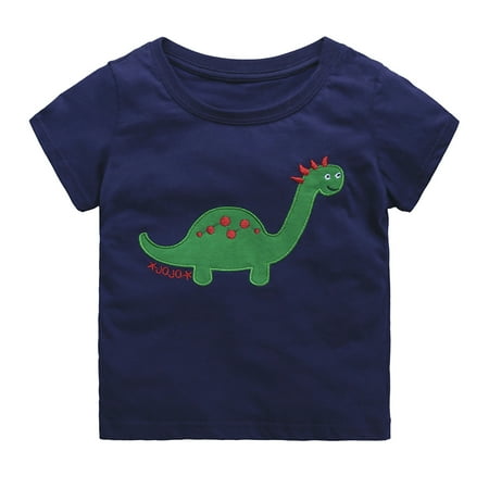 

simu Boy Easter Clothes Boys Summer Toddler Kids Girls Boys Car Cartoon 3D Prints Loose Tops Soft Short Sleeve T Shirt Tee Tops Clothes Short Sleeve T-Shirt