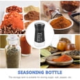 thumbnail image 3 of Juego de Saleros y Pimenteros de Vidrio con Tapas de Acero Inoxidable, 2 Botellas de Sazonadores, 3 of 9