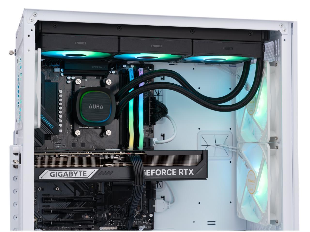 ABS Aeolian Ruby Gaming PC, Ryzen 7 7800X3D, GeForce RTX 5070 Ti, 32GB DDR5 RAM, 2TB NVMe SSD, Windows 11 Desktop Computer