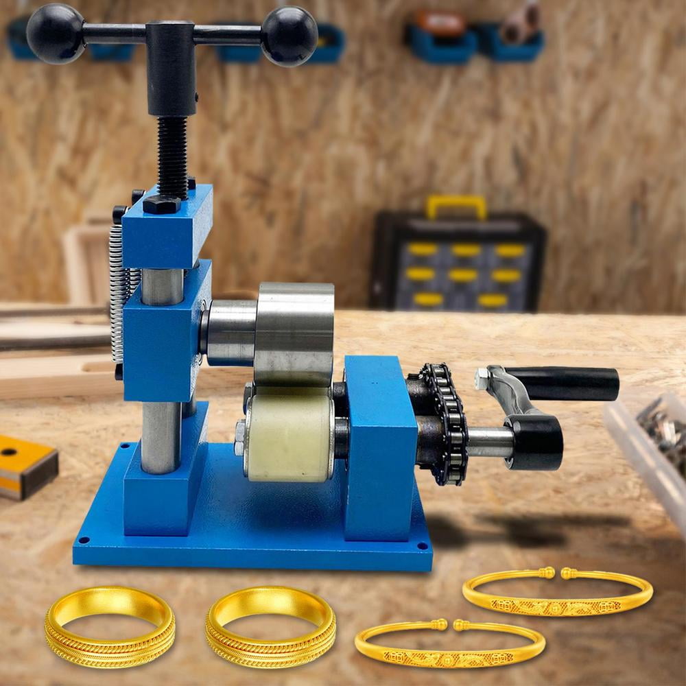 Multi-Function Hand Crank Ring Bending Machine, Bracelet Ring Earring Press Bending Machine, Hand Crank Ring Bracelet Press Bender Jewelry Ring Bender Making Tool