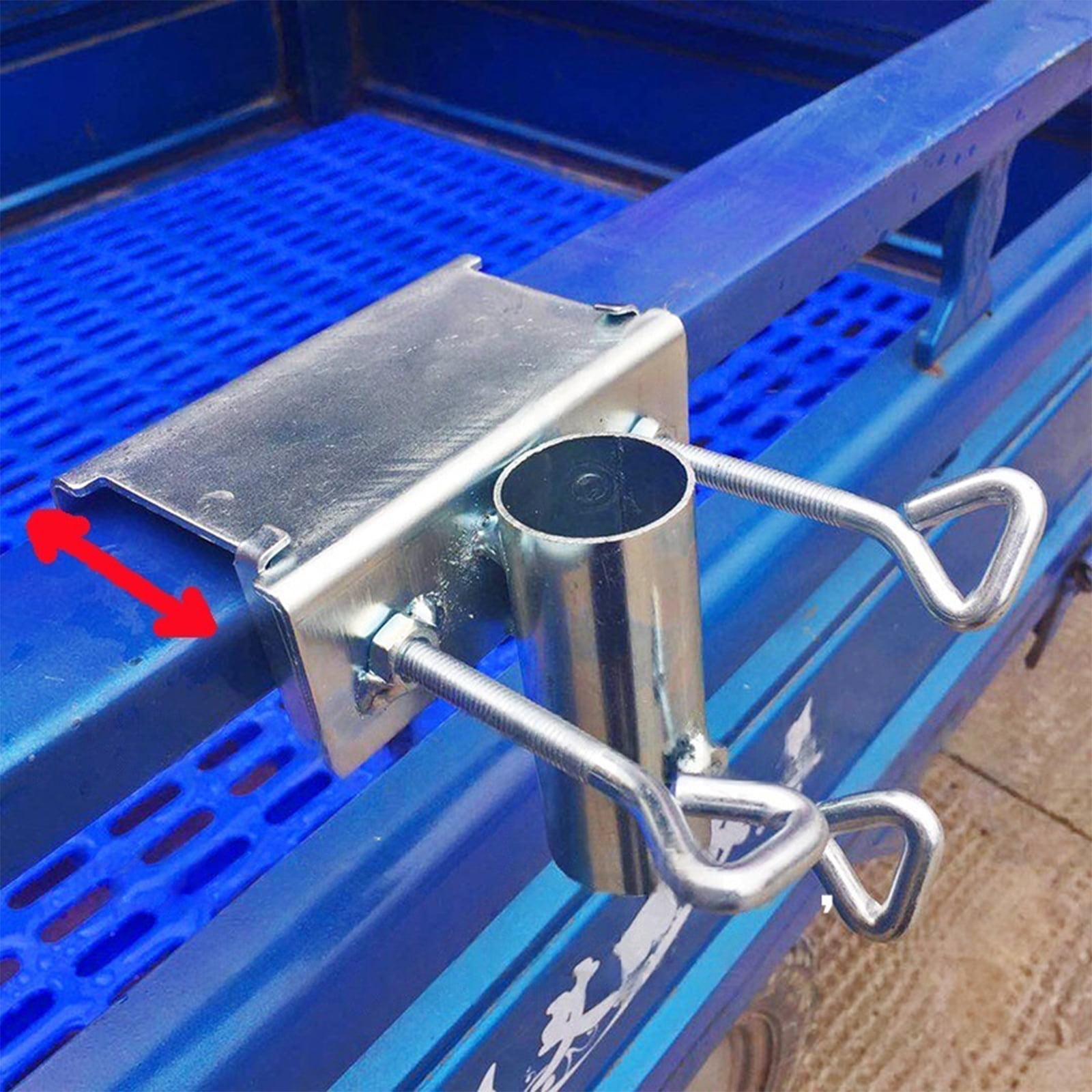 Space Saving Deck Parasol Holder Suitable for Balconies Deck Railing Umbrella Stand For Decks Terraces Balconies