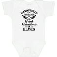 thumbnail image 3 of Inktastic Handpicked for Earth by My Great Grandma in Heaven Boys or Girls Baby Bodysuit, 3 of 5