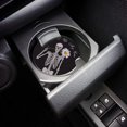 thumbnail image 3 of RYLABLUE Skull and Summer Daisy Black Set of 2 Car Coaster for Drinks, Absorbent Ceramic Stone Coasters Cup Mat with Cork Base for Home Kitchen Room Coffee Table Bar Decor, 3 of 5