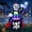 Skeleton Plays Drums, variant on Joyfy 8 FT Halloween Inflatable Skeleton Dinosaur with Build-in LEDs Pumpkin Decorations,Halloween Outdoor Decorations Blow up Yard Decorations