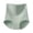 Green, variant on Women's High Waist Ribbed Briefs, Tummy Control Soft Stretch Breathable Underpants M-2XL, Beige