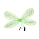 thumbnail image 1 of Alas de hada, alas de mariposa, accesorios de disfraz para festival de Halloween Verde, 1 of 9