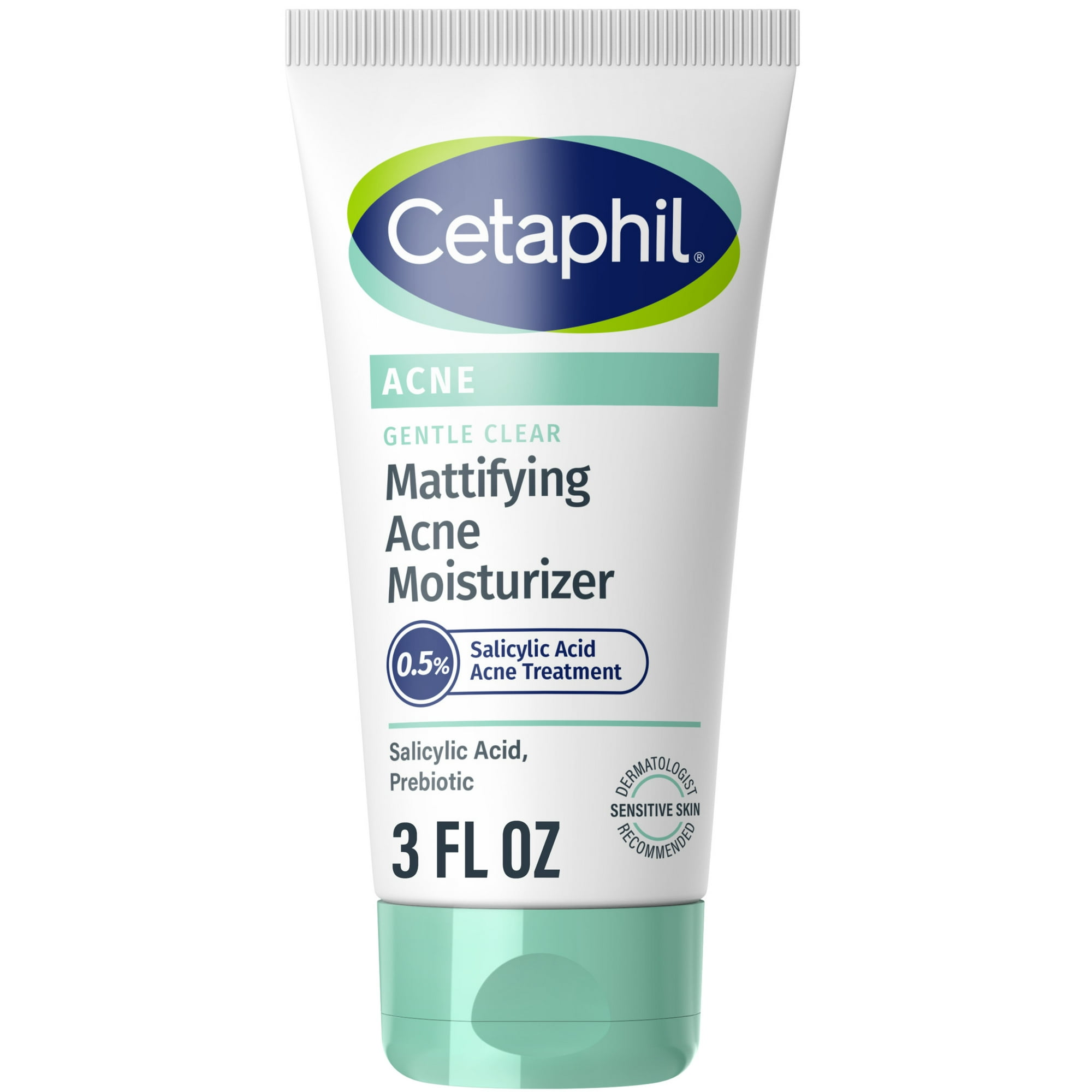 Cetaphil Face Moisturizer, Gentle Clear Mattifying Acne Moisturizer, 0.5% Salicylic Acid, 3 fl oz