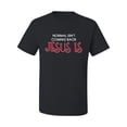 thumbnail image 3 of Normal Isn’t Coming Back Jesus Is Inspirational/Christian Men's Graphic T-Shirt, Black, X-Large, 3 of 5