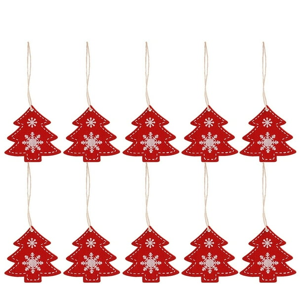 10 Pieces Of Wooden Pendants Christmas Decorations Home Improvement Gifts Com - Home Improvement Christmas Decorations 10 Pieces Of Wooden Pendants Christmas Decorations Home Improvement Gifts Com - Home Improvement Christmas Decorations