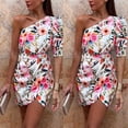 thumbnail image 2 of Vestido HUOGUO Falda de cintura alta con estampado casual de verano para mujer, 2 of 5