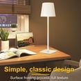 thumbnail image 1 of Pluokvzr Cordless Table Lamp Touch Control Metal Desk Lamp 4000mAh Rechargeable LED Bedside Lamps with 3 Colors Dimmable Minimali, 1 of 1