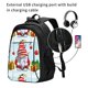 thumbnail image 2 of Balery Funny Christmas Gnome Mochila con carga USB para hombre y mujer - Mochila impermeable y antirrobo para portátil con puerto USB para viajes, trabajo, estudios y universidad, 2 of 7