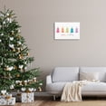 thumbnail image 3 of Stupell Industries Rainbow Christmas Trees Holiday Painting Gallery Wrapped Canvas Art Print Wall Art, 24 x 16, 3 of 8