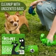 thumbnail image 3 of PET N PET Dog Poop Bags, 1080 Count, Unscented, 41% Plant-Based USDA Certified, Leak-Proof Dog Waste Bags, 8 x 15 Inches, Green, 3 of 7