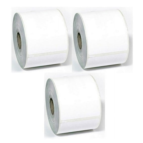 PrinterDash Compatible Replacement for Dymo White Large Shipping Labels (2.3in x 4in) (3/PK-300 Labels) (30256_3PK)