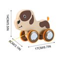thumbnail image 5 of Children's Drag Toy Driver Pull Rope To Pull Animal Car Educational Toys, 5 of 5