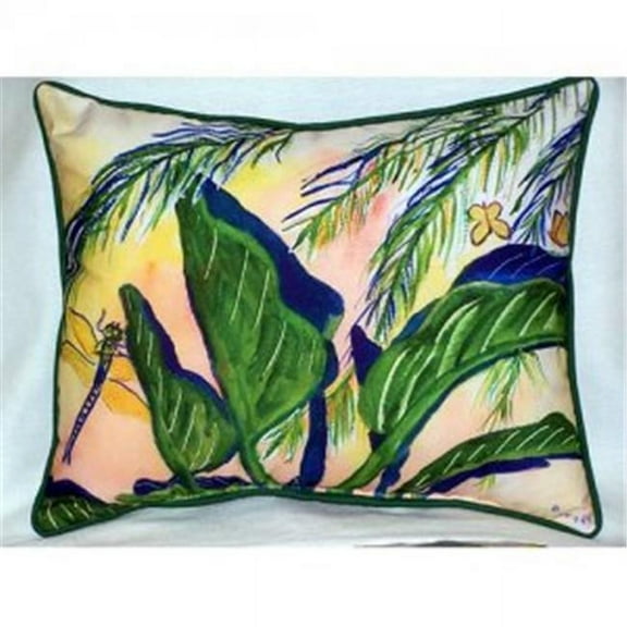 Betsy Drake ZP175 Elephant Ears Indoor & Outdoor Throw Pillow- 20 x 24 in.