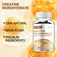 thumbnail image 4 of Creatine Monohydrate (Micronized) 3000mg - Increase Strength and Build Muscle, Improve Muscle Health - 120 Capsules, 4 of 10