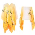 thumbnail image 3 of Arvbitana Women Sun Protection Shawl Flower Print Sheer Long Wrap Scarf Summer Breathable Elegant Sunshade Scarves for Beach Picnic, 3 of 3