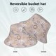 thumbnail image 2 of Fotbe Safari Animals Sombrero Tipo Pescador con Estampado – Sombrero de Sol de Algodón de Moda para Playa, Golf, Pesca, 2 of 6
