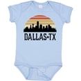thumbnail image 3 of Inktastic Dallas Texas Skyline Vintage Boys or Girls Baby Bodysuit, 3 of 5