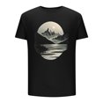 thumbnail image 3 of T Shirts for Men under $5 Short Sleeved Round Neck Casual Printed Shirt, 3 of 4