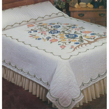 Bear Quilt Stamped Cross Stitch - Tree Of Life Stamped Cross Stitch Quilt , 90