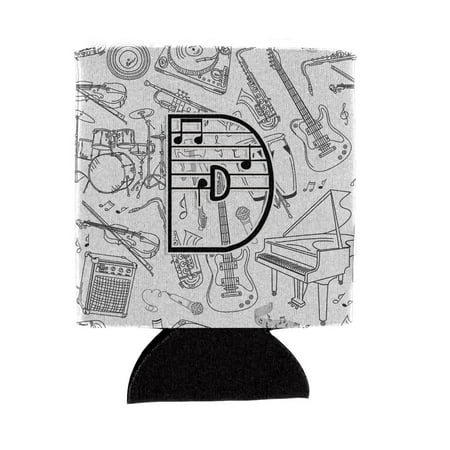 

Carolines Treasures CJ2007-DCC Letter D Musical Note Letters Can or Bottle Hugger Can Hugger multicolor