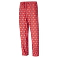 thumbnail image 2 of Men's Concepts Sport Scarlet San Francisco 49ers Record Allover Print Knit Pants, 2 of 3