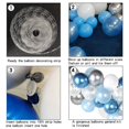 thumbnail image 2 of 104pc Azul Globo Arco Garland Kit Plata Metálico Globos Para Bebé Afortunado Sencillez, 2 of 5
