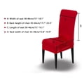 thumbnail image 2 of Fuley Spandex Stretch Dining Room Chair Slipcovers Set of 4, 2 of 7