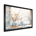 thumbnail image 2 of Designart "Winter Charm of Cottage Window III" Farm Framed Wall Art Decor - Country Beige Farm Windows Entryway Framed Wall Art Print, 2 of 6