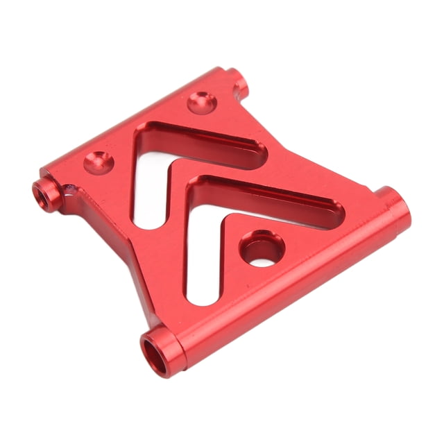 RC Car Front Bezel, Easy Install Stable Reliable Aluminum Alloy Anti Collision RC Front Bumper For Axial RBX10 Ryft 1/10 Red