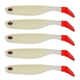 thumbnail image 3 of 10pcs Luya Alien Eye T Tail luminous soft worm bait for carp fishing bait pike, 3 of 10